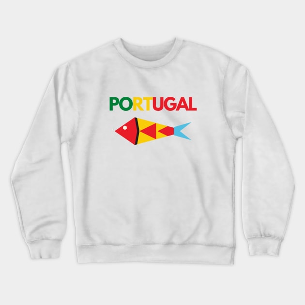 Portugal Crewneck Sweatshirt by Lisbon Travel Shop